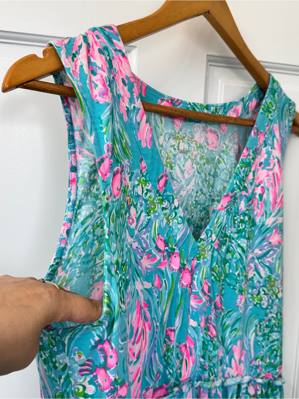 Lilly Pulitzer Lorina Swing Dress Large - Picture 5 of 8